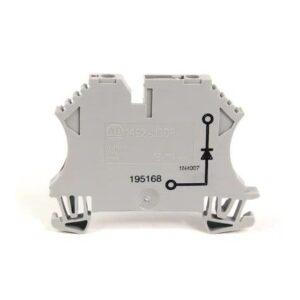 BORNE TERMINAL ALLEN BRADLEY 1492-J, 2.5MM, 1 PISO, GRIS