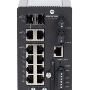 SWITCH INDUSTRIAL ETHERNET ADMINISTRADO ROCKWELL AUTOMATION STRATIX®5200 ,10 PUERTOS GE, DLR PRP NAT 1783-CMS10DN